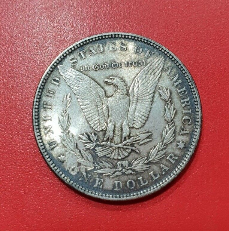 Morgan Dollar 1887 USA US 1 Unc Silver BU Coin Free Shipping UNC