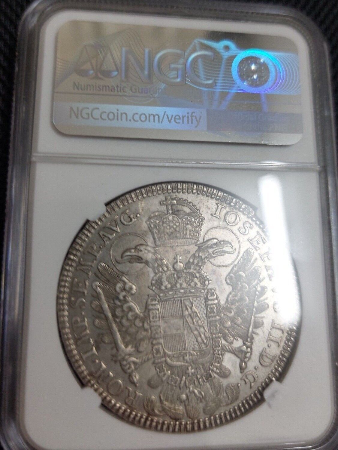 61 1 Thaler 1779 NGC Nurnberg MS Silver City View Coin Germany