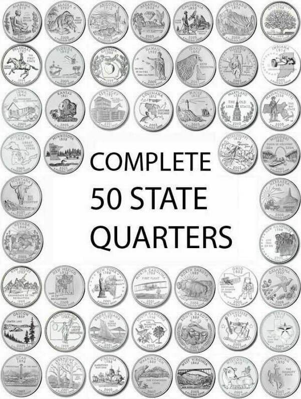 US 50 STATE 25cent COLLECTION