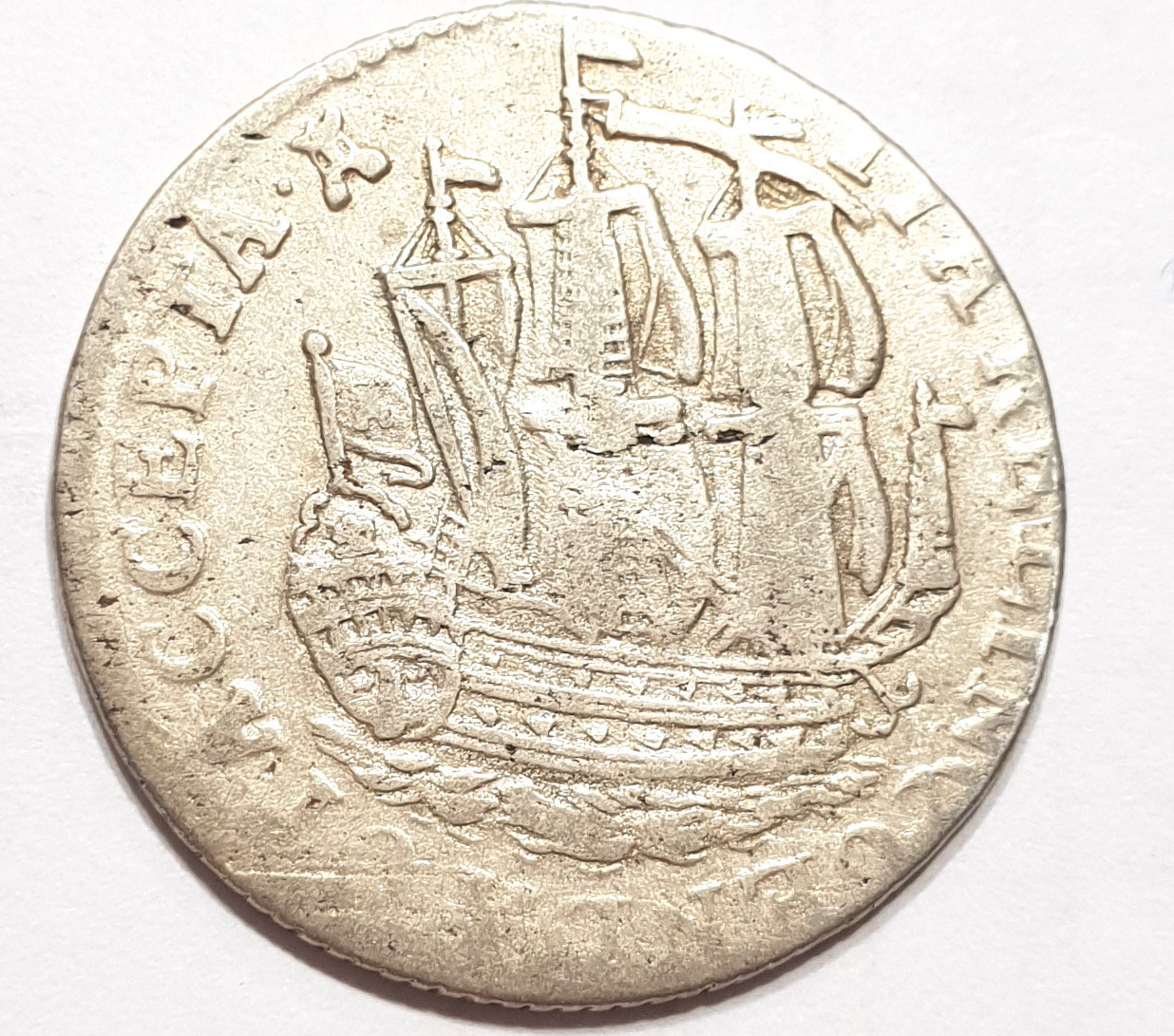 6 Stuivers 1780 Netherlands Zeeland Au Stuiver Sailing Galleon