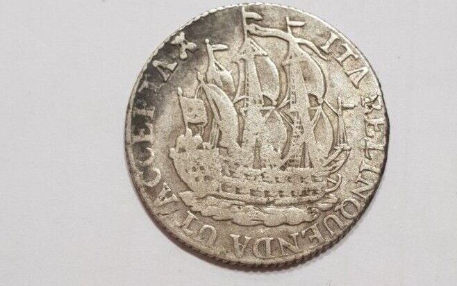 6 Stuivers 1777 Netherlands Zeeland Au Stuiver Sailing Galleon