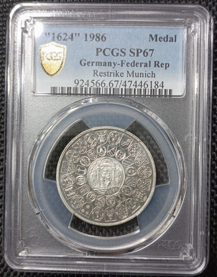 日韓ワールドカッププレステージシルバー特典盾入りチケット他ドイツ対サウジアラビア Thaler PCGS Munich 1624 1986 SP67 Silver City View Official