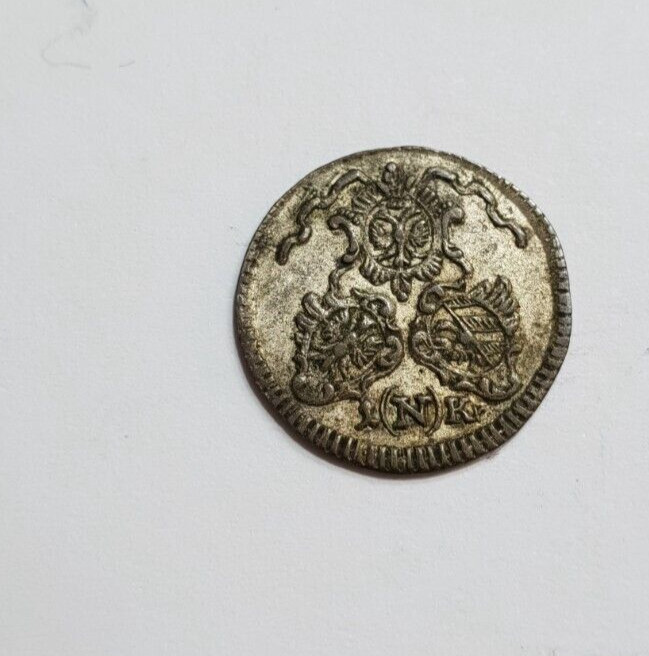 1 Kreuzer 1773 Nurnberg aUnc Silver Coin City View Rare Nuremberg