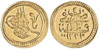 Ottoman 1/4 zeri mahbub Mahmud II, Qustantiniya (Constantinople) mint -