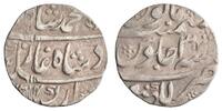 rupee AH 1134/3 Mughal Muhammad Shah, Lakhnau (Lucknow) mint VF-EF