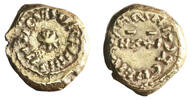 Umayyad solidus/dinar al-Walid I, SPN (Spania) mint -