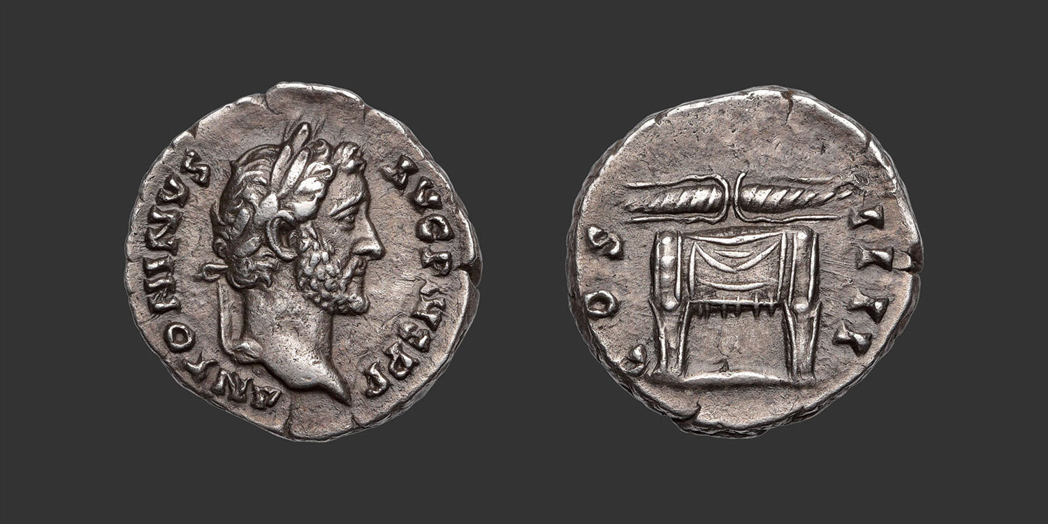 ANTONINUS PIUS Denarius VF | MA-Shops