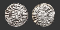 MEAUX & TROYES Denarius -
