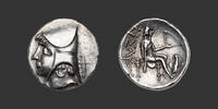 PARTHIAN KINGDOM - ARTABANOS I (ARSAKES II) Drachm -