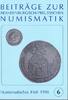 Zeitschriften Numismatisches Heft Beiträge zur brandenburg-preußischen Numismatik -