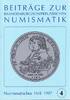 Zeitschriften Numismatisches Heft Beiträge zur brandenburg-preußischen Numismatik -