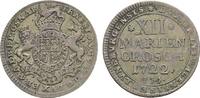 Osnabrück, Bistum 12 Mariengroschen Ernst August II. von York 1716-1728 -
