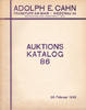 Auktionskataloge Auktion Cahn, Adolph E -
