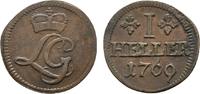 Schwarzburg-Rudolstadt Cu Heller Ludwig Günther II. 1767-1790 -