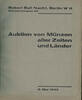 Auktionskataloge Auktion Ball, Robert -