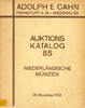 Auktionskataloge Auktion Cahn, Adolph E -
