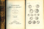 Zeitschriften Band 1, Numismatische Zeitschrift, Wien -