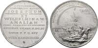 Braunschweig-Calenberg-Hannover Zinnmedaille Wilhelmine Amalie, Tochter Johann Friedrichs *11.4.1673, +10.4.1742 -