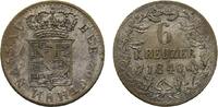 Nassau 6 Kreuzer Adolph 1839-1866 -