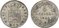 Nassau 6 Kreuzer Adolph 1839-1866 -