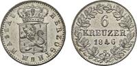 Nassau 6 Kreuzer Adolph 1839-1866 -
