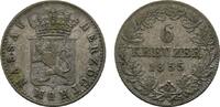 Nassau 6 Kreuzer Adolph 1839-1866 -