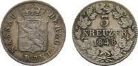 Nassau 3 Kreuzer Adolph 1839-1866 -