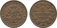 Nassau Cu Kreuzer Adolph 1839-1866 -