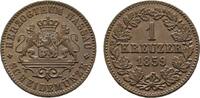 Nassau Cu Kreuzer Adolph 1839-1866 -