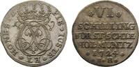 Schleswig-Holstein-Gottorp 6 Schilling Karl Friedrich 1702-1739 -