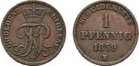 Oldenburg Cu Pfennig Nicolaus Friedrich Peter 1853-1900 -
