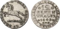 1/12 Taler 1823 CvC Braunschweig-Wolfenbüttel Karl 1815-1830 Selten. Winz. Schrötlingsfehler, sehr schön - vorzüglich