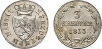 Nassau 3 Kreuzer Wilhelm 1816-1839 -