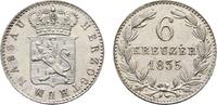 Nassau 6 Kreuzer Wilhelm 1816-1839 -