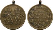 Brandenburg-Preußen Tragbare Bronzemedaille Wilhelm I. 1861-1888 -