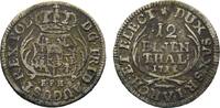 Sachsen-Albertinische Linie 1/12 Taler Friedrich August I. 1694-1733 -