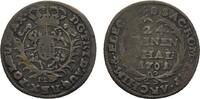 Sachsen-Albertinische Linie 1/24 Taler Friedrich August I. 1694-1733 -