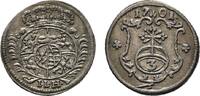 Sachsen-Albertinische Linie 3 Pfennig Friedrich August I. 1694-1733 -
