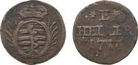 Sachsen-Eisenach Cu Heller Johann Wilhelm 1698-1729 -