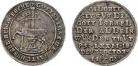 Ausbeute 1/6 Taler 1717 Stolberg-Stolberg Christoph Friedrich und Jost Christian 1704-1738 Leicht gewellt, sehr schön +