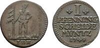 Braunschweig-Calenberg-Hannover Cu Pfennig Georg II. 1727-1760 -