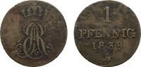 Braunschweig-Calenberg-Hannover Cu Pfennig Ernst August 1837-1851 -