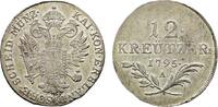 12 Kreuzer 1795 A, Wien Haus Habsburg Franz II. (I.) 1792-1835 Winz. Schrötlingsfehler, vorzüglich +