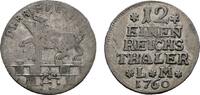 Anhalt-Bernburg 1/12 Taler Victor Friedrich 1721-1765 -