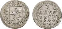 Hessen-Darmstadt 2 Kreuzer Ludwig VIII. 1739-1768 -
