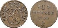 Hessen-Darmstadt Cu Pfennig Ludwig X. 1790-1806 -