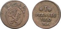 Hessen-Darmstadt Cu Pfennig Ludwig X. 1790-1806 -