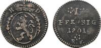 Hessen-Darmstadt Cu Pfennig Ludwig X. 1790-1806 -
