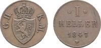 Hessen-Darmstadt Cu Heller Ludwig II. 1830-1848 -