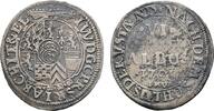 6 Albus 1701 IMW Heidelberg Pfalz, Kurlinie Johann Wilhelm 1690-1716 Selten. Sehr schön / fast sehr schön